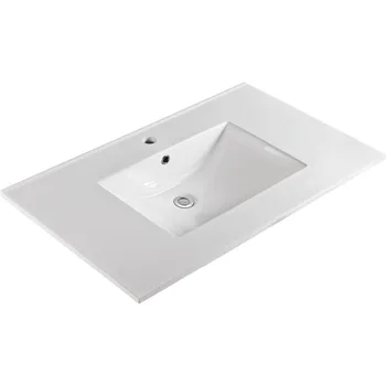 Cupc One Piece Chinese Modern Commercial Ceramic White Bath Sink Price ...