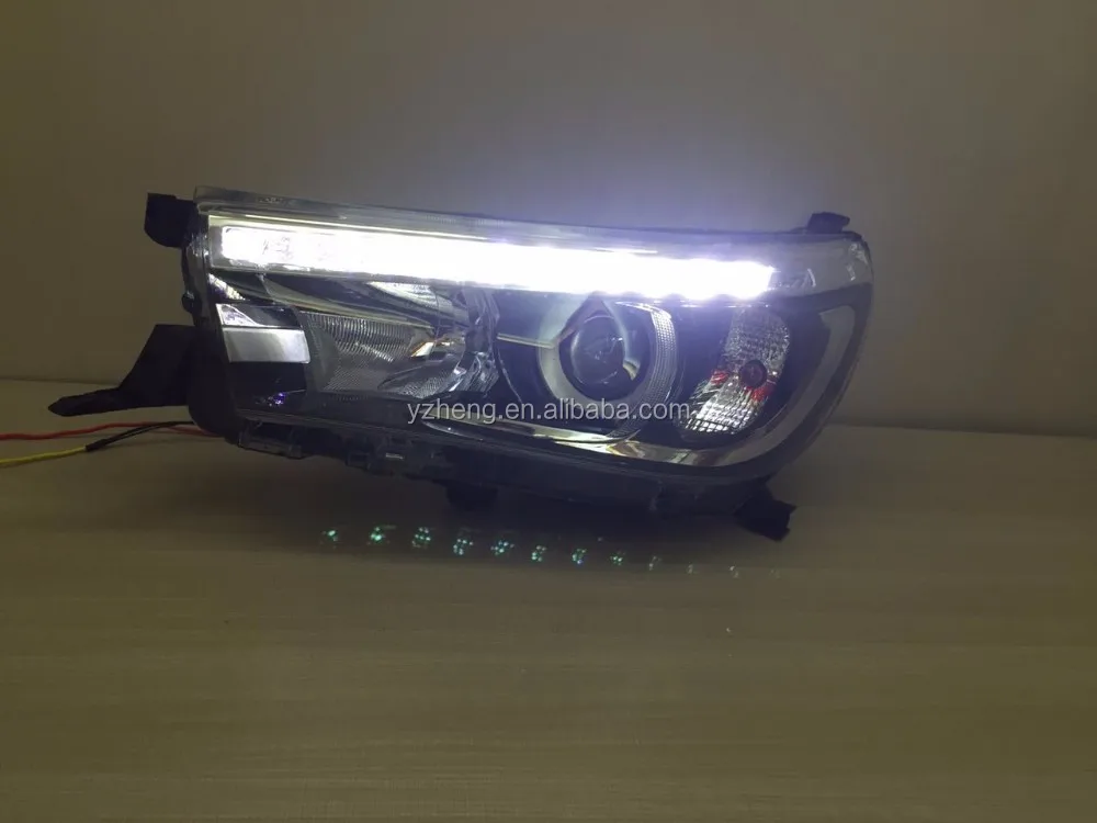 Vland Factory Car Headlights For Vigo Revo Hilux 2016-2018 LED Head Light Plug And Play New Design