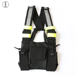 Universal Walkie Talkie Chest Rig Harness Bag