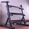 Wholesale 20 pair iron steel horizontal 3-tiers dumbbell set and rack