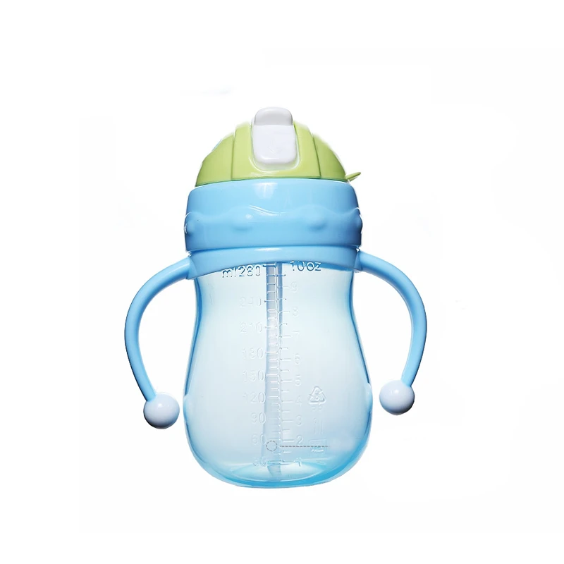 

Cute Sippy Training Cup Kids Children Feeding Cup Water Straw Handle Bottle Baby Cups, Customizable