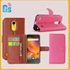 Chinese Products Wholesale Card Holder Wallet PU Leather Case Cover For ZTE Blade X5 D3 T630