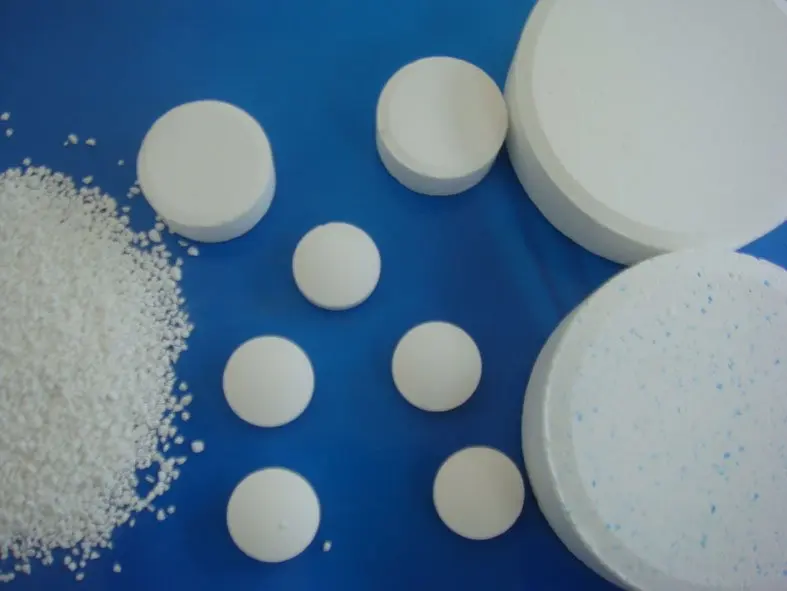 or tablets trichloroisocyanuric acid tcca swimming pool chlorine