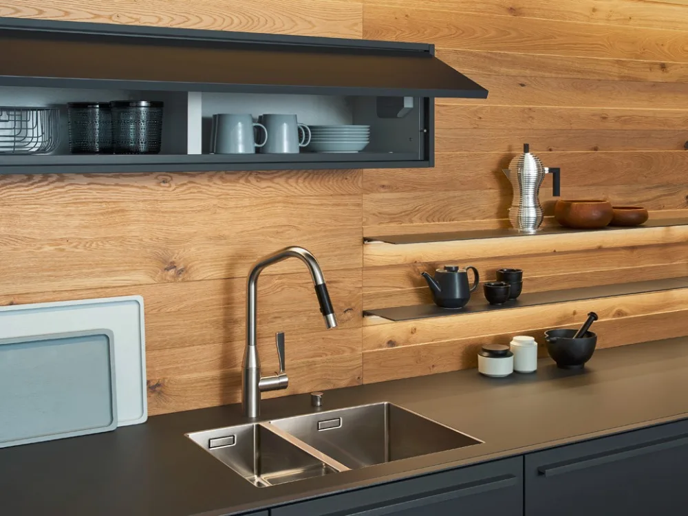 
Modern MDF kitchen cabinet design with laminated finish ,kitchen furniture design 