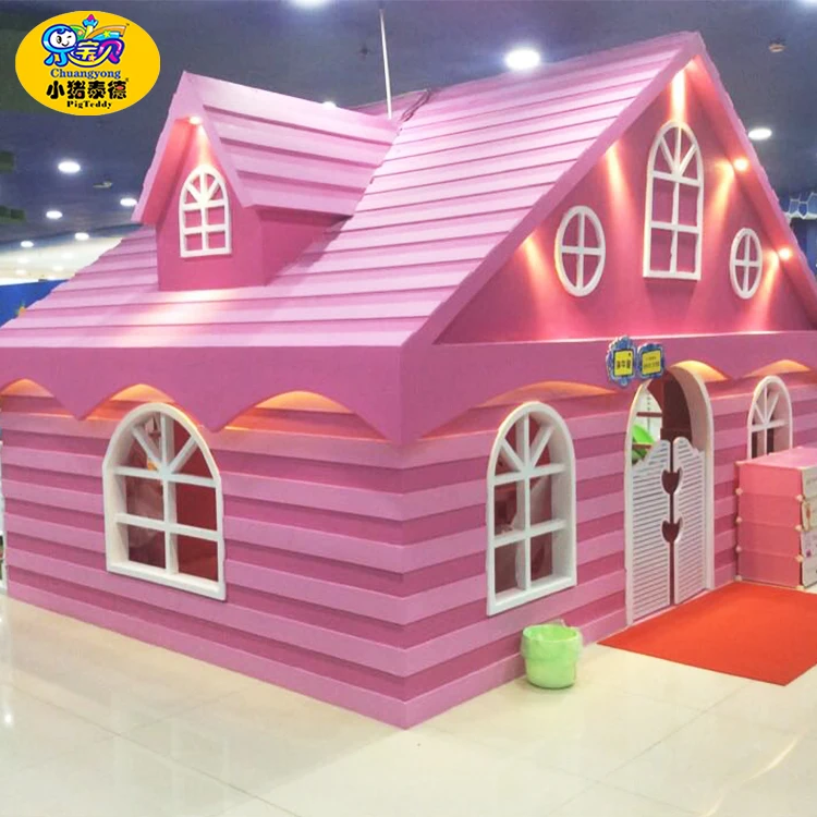 pink plastic playhouse