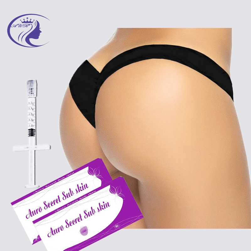 

Auro secrect subskin 10ml pure cross linked hyaluronic acid breast and buttock enlargement injection dermal filler ha