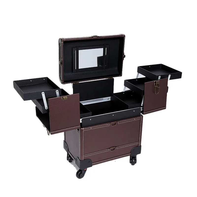 Professional Cosmetics Makeup Beauty Salon Equipment Case Hairdressing