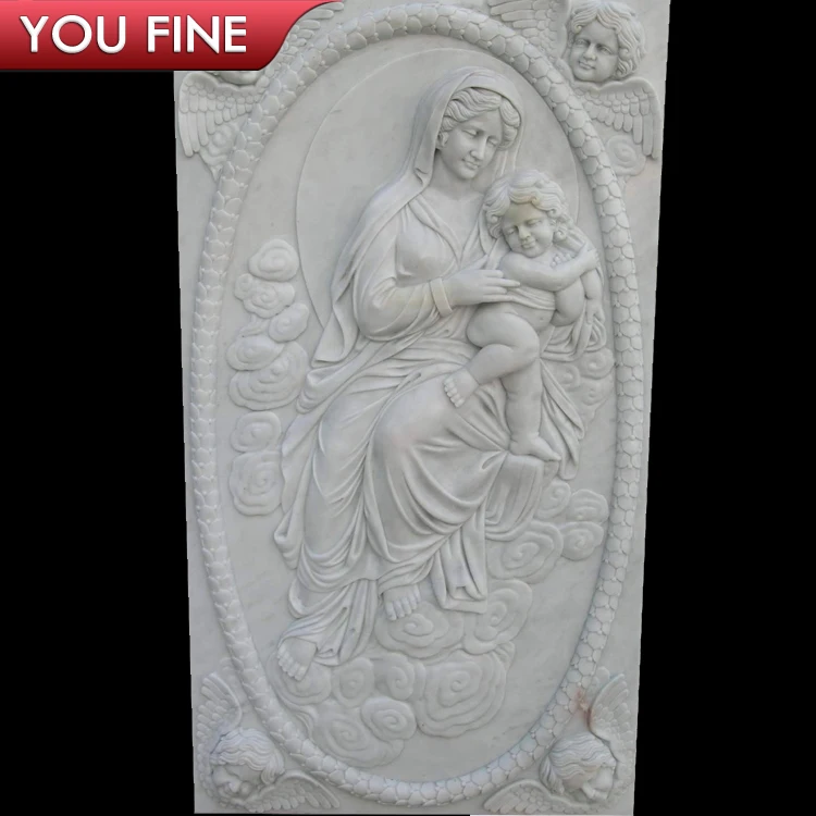 
Modern Decorative Stone Relief Wall Sculpture 