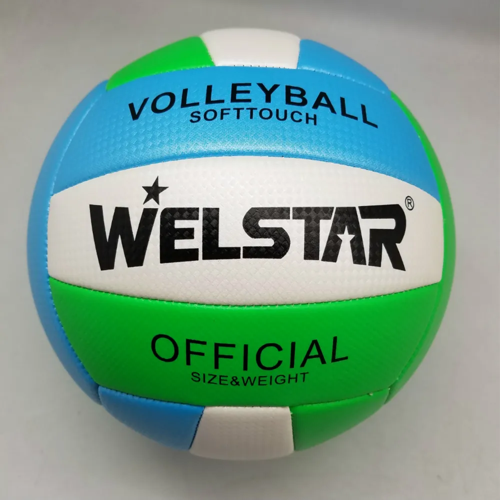 18 Panels Pvc Volleyball Official Size Machine Stitched Volleyball For
