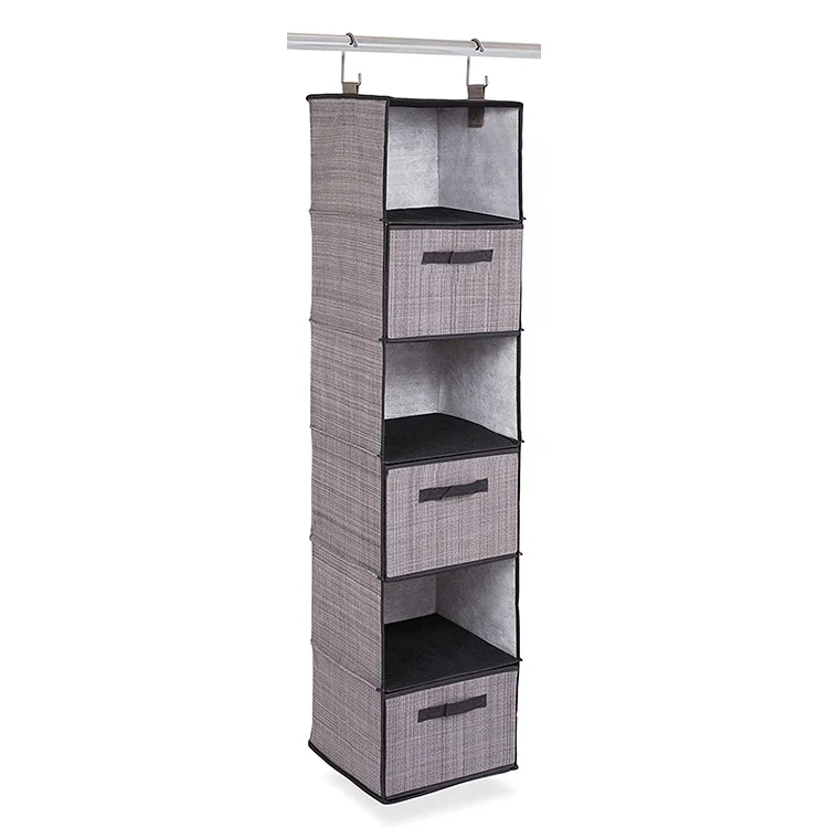 

Practical Type Hanging Shelves In Closet Underwear Organizer With Drawers, Customized color