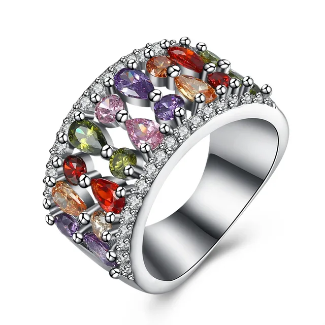 waterdrop stone ring