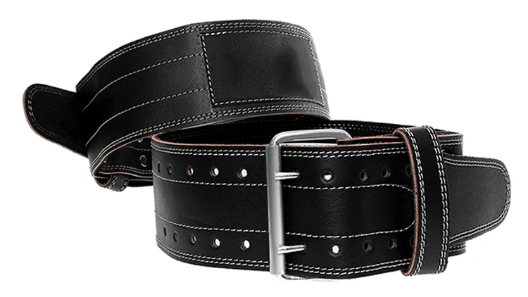 

Back Support Weight Lifting Leather Belt, Black