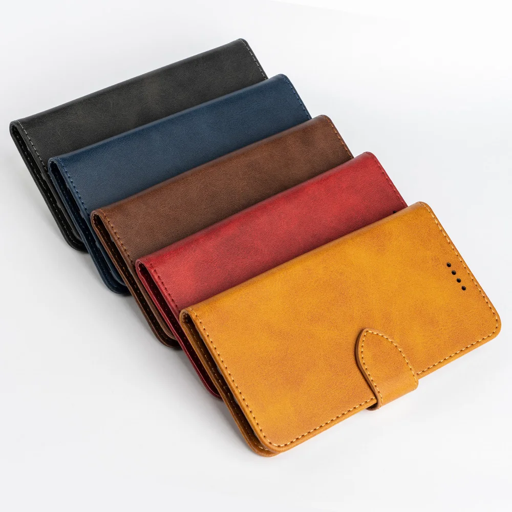 

Hot Cell Phone Leather Wallet Case with Magnetic Snap for Sony Xperia XZ3 , Luxury Flip Cover for Xperia L4, 6 colors