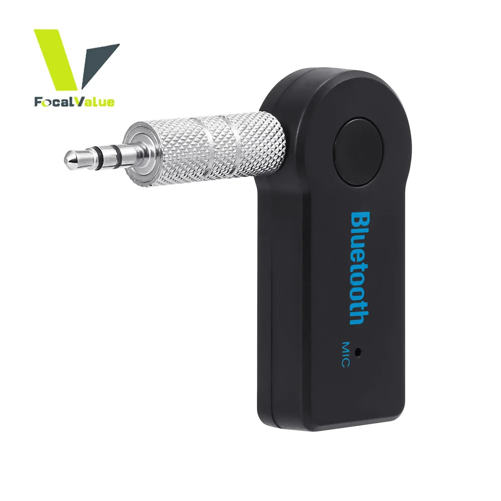 

Handfree Car Wireless Music Receiver Universal 3.5mm Streaming A2DP Wireless Auto AUX Audio Adapter With Mic For Phone MP3