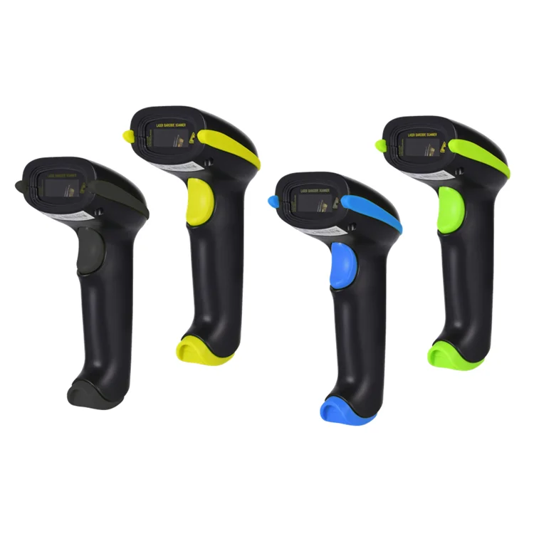 

2.4G New Wireless Handheld CIS USB Barcode Scanner Bar code Reader for POS, Black