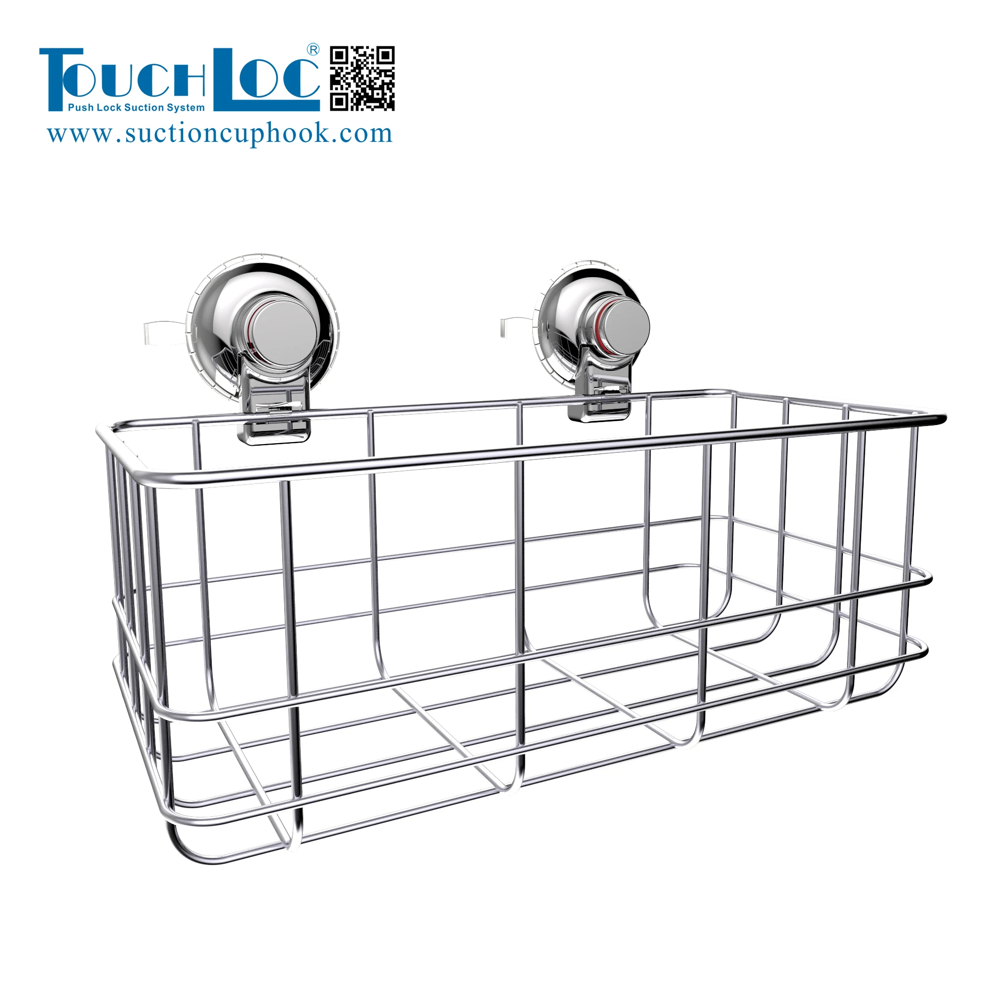 

Stainless Steel bathroom Storage Basket shelves Shower Caddy Shampoo Bath Shelf