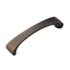 Zinc alloy 96mm hole drill rustic ORB cabinet handle pull