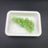 China supplier Customized biodegradable corn starch plastic food container tray