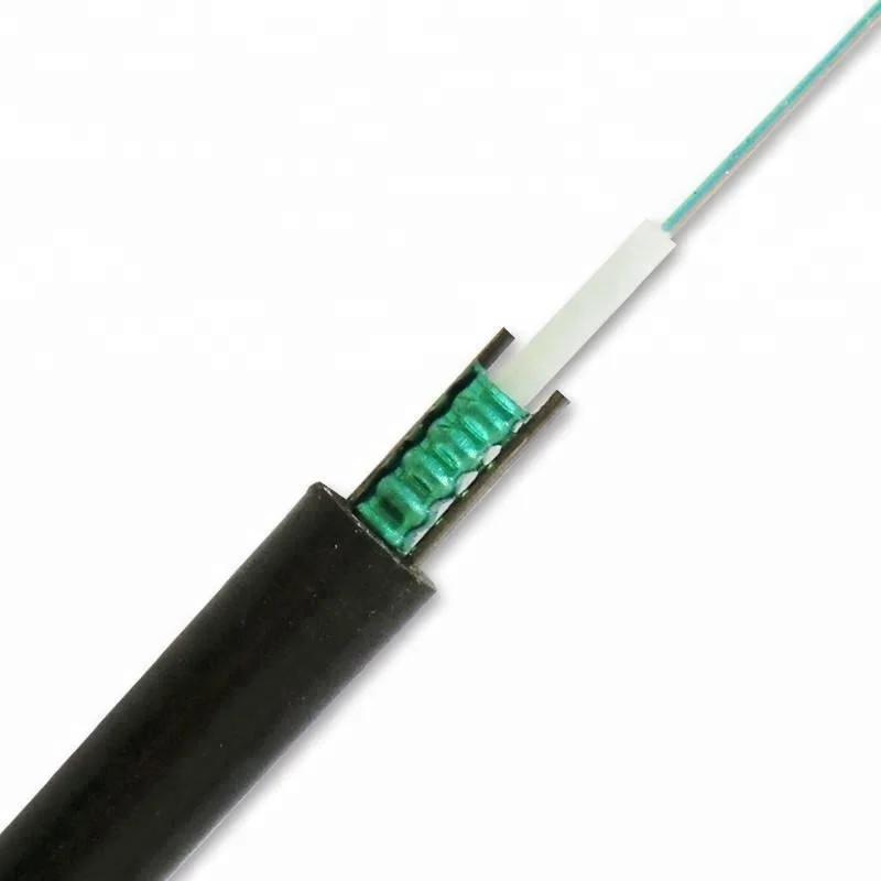 Outdoor Optical Fiber Cable GYXTW 12 core Single Mode Fiber Optic Cable G652D - ANKUX.COM