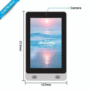 7inch Android touch screen wall mount tablet android 6.0 rk3128 multi touch screen poe tablet