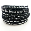 New pattern custom printed logo drawstring cord for hoodie