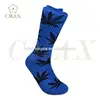 Popular for the market Men stay smoke weed leaf bamboo socks ,hemp warm hemp socks