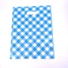 Duty die cut handle custom bags dissolvable plastic bag cutting carry punching shopping pack