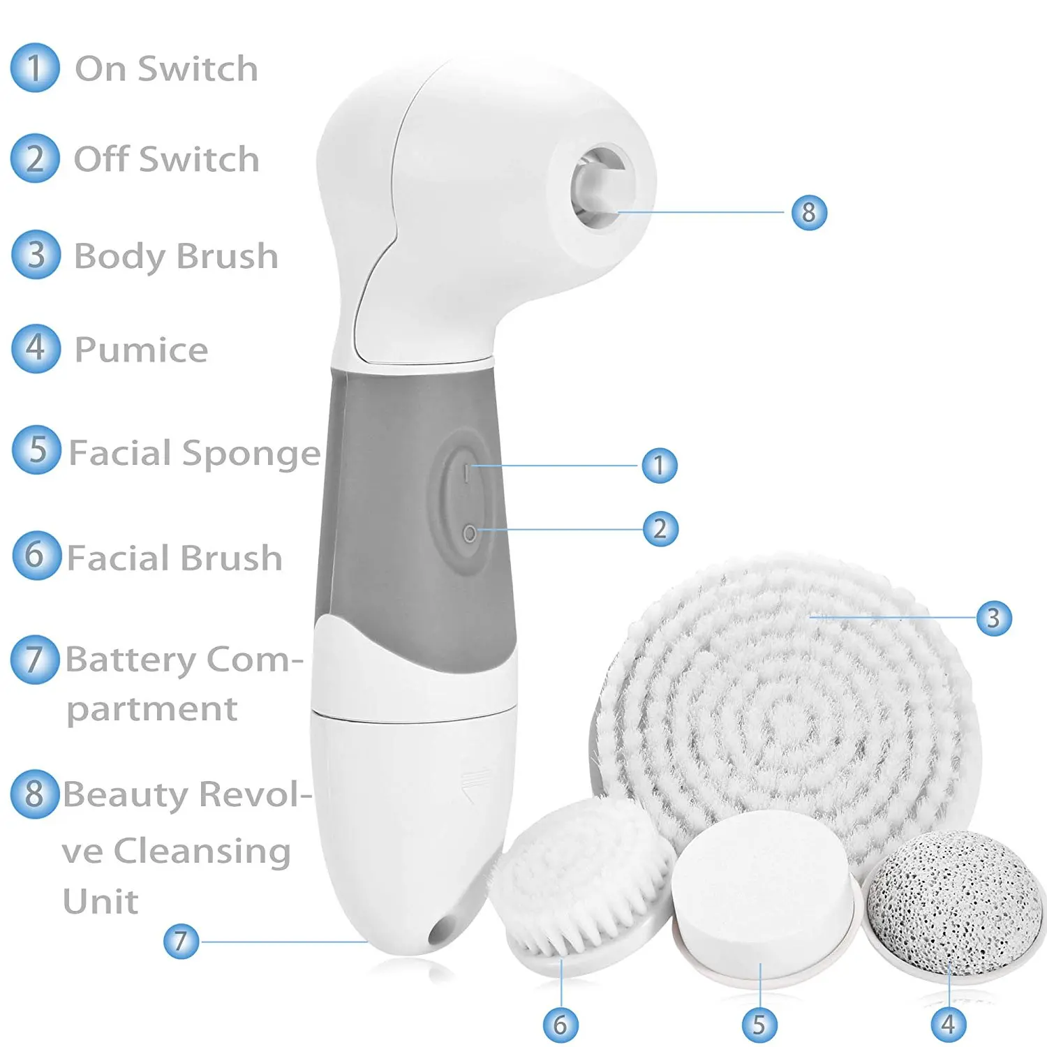 Face Cleansing Brush Electric 4 In 1 Electric Best Facial Cleansing