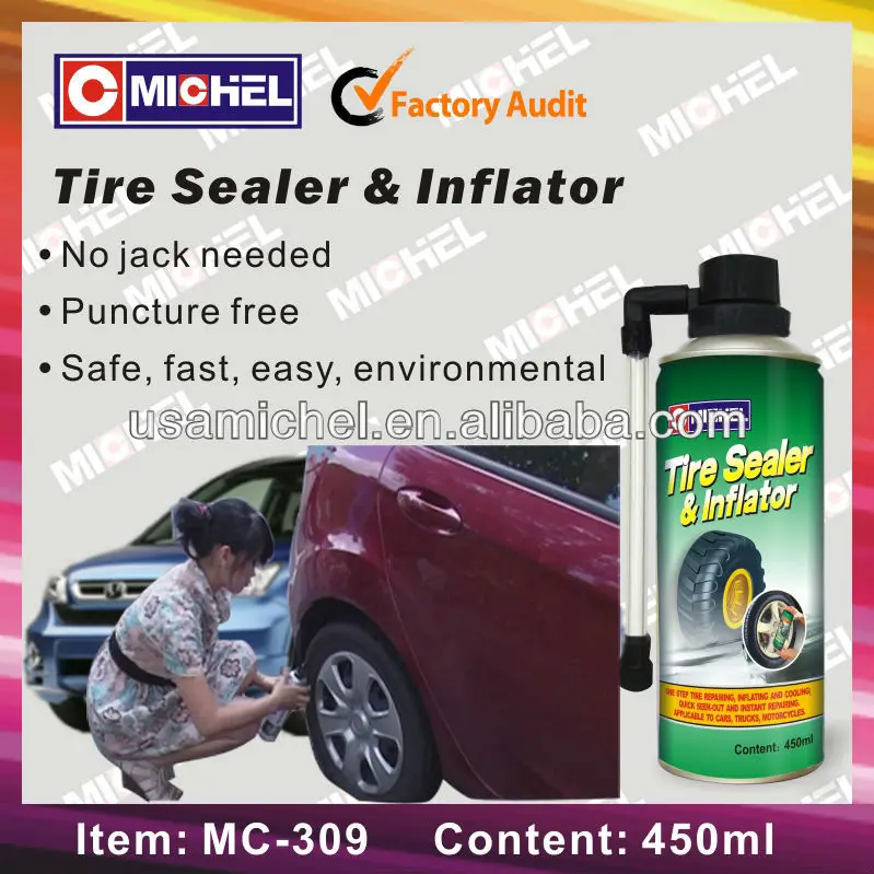 Hot Sale Aeropak Tyre Inflator Spray For Emergency Tire Punctures 