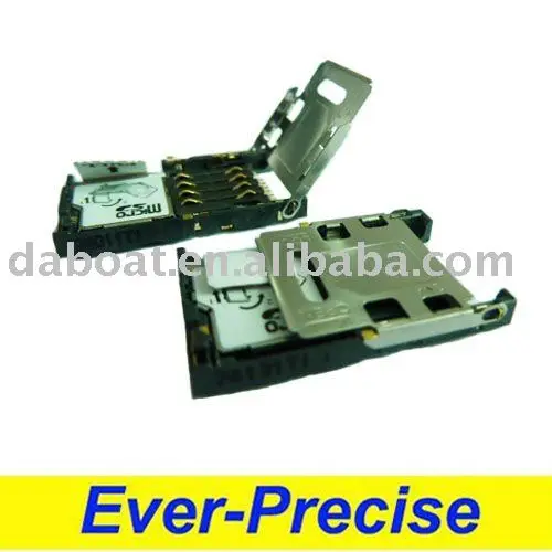 ROHS 2 in 1 Open Door Type SIM+Micro-SD Card Connector