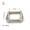 Custom metal tri-glide slide square ring
