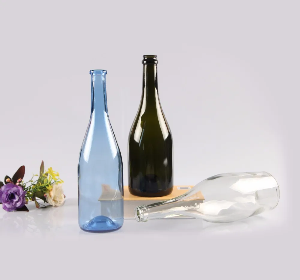 factory price unique glass wine bottles for sale on alibaba