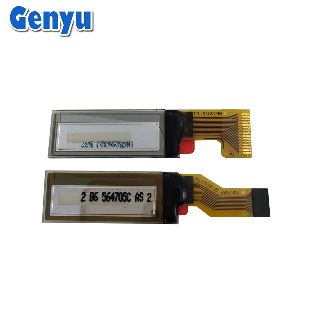 Genyu 0.91 inch small mono oled micro display 128x32 12/15/14 pin 12pin 15pin FPC white or blue lcd controller board 4SPI
