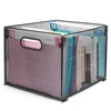 Amazon Office Desk Metal Mesh Foldable Storage Crate Folder File Organizer for Home Letter Box Holder Rack