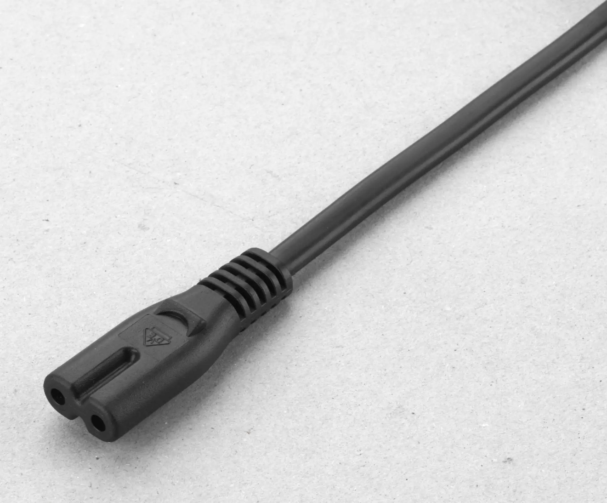 European 2 Pins 230v Ac Power Supply Cord With Vde Certification And