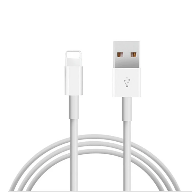 

High quality USB Cable for iphone xs x 8 7 6 5 for iphone charger, White