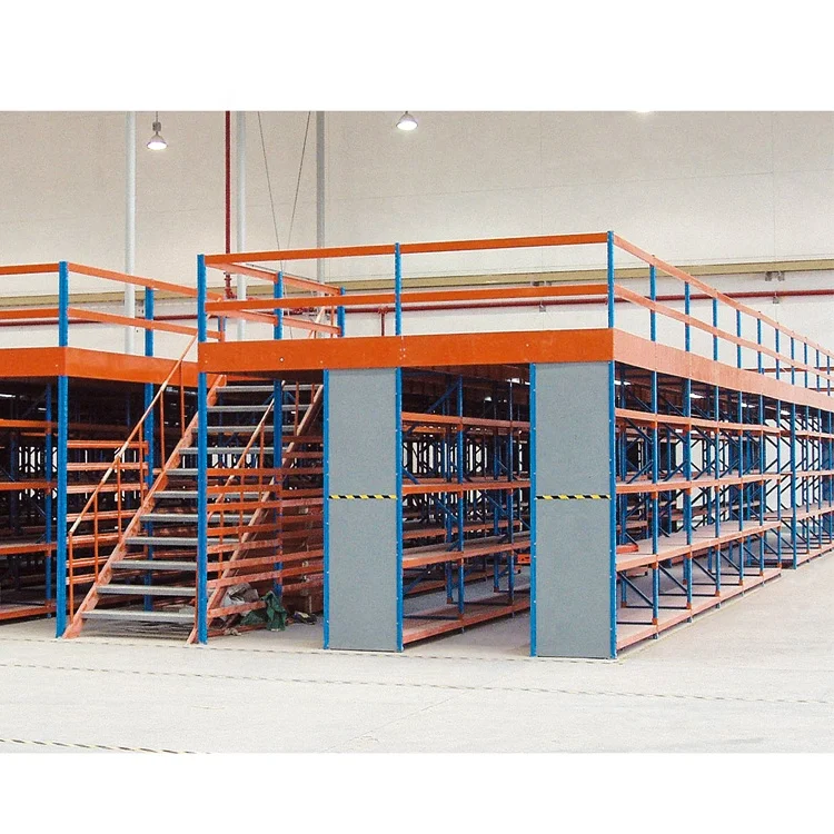 
GTY custom supported industrial grating cold storage steel mezzanine shelving floor racking 