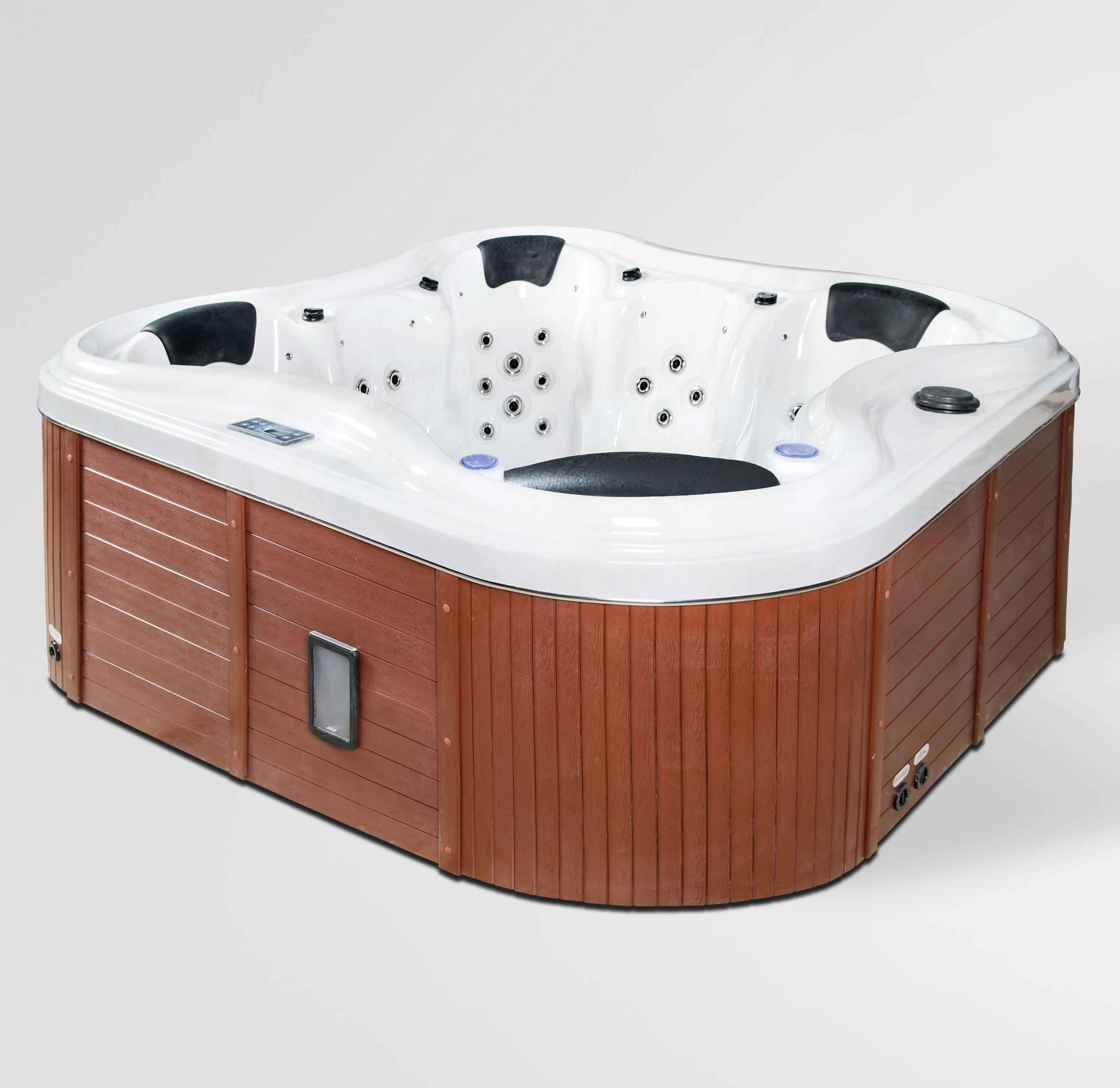 Acrylic Material And Massage Function 5 Person Spa Hot Tub Outdoor Spa ...