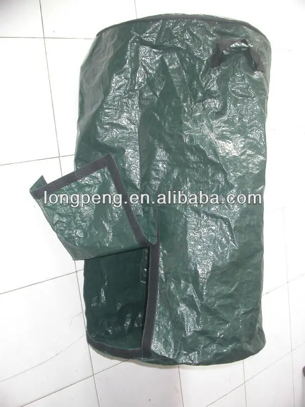 Plastic Garden Compost Bin With Zipper Lid Buy Compost Bag,Plant Bag
