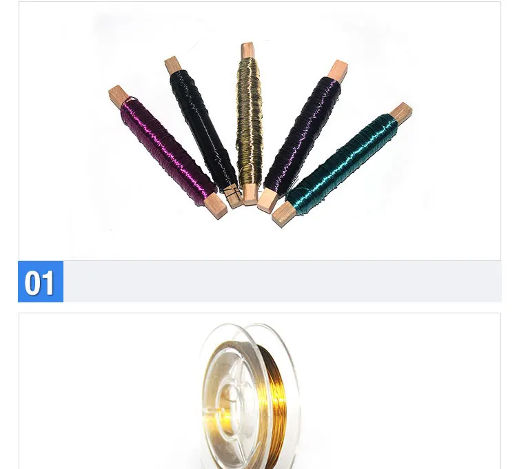 decoration colored craft aluminumholiday wire