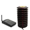 Long Range IP54 waterproof FM technology Wireless coaster paging queue management system for Restaurant Clinic Church Cafe Shop
