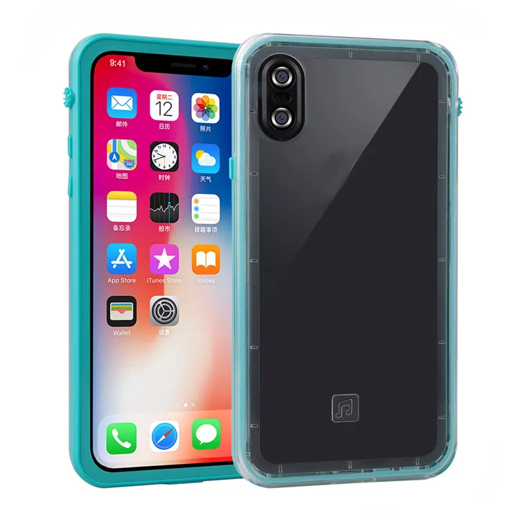 

China suppliers custom logo hard frame pc tpu shockproof cell phone cases for iPhone X, 8 colors to choose