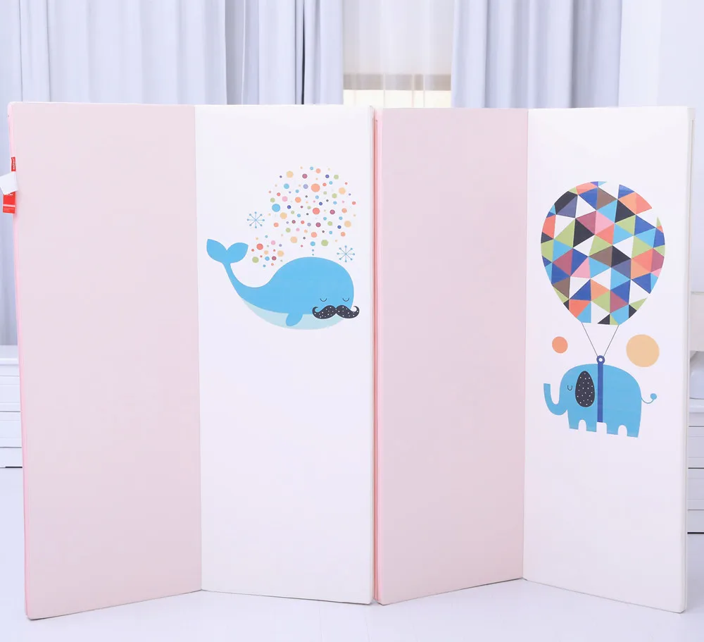New Kids Epe Foam Round Foldable Printing Play Mat For Mattress Buy