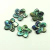 Natural abalone shell flower 12mm use in jewelry
