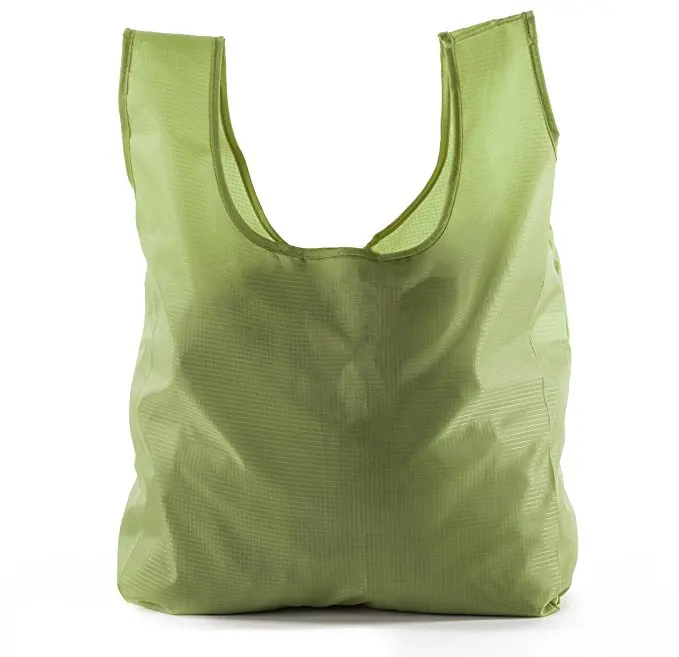 

Wholesales Cheap Eco-Friendly Nylon Reusable Foldable Grocery Nylon Tote Bags, Customized color