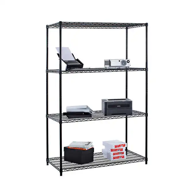 chrome shelving