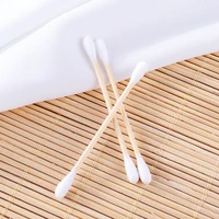 

200pcs eco-friendly baby bamboo cotton swab, disposable ear cleaning stick bamboo cotton buds