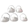5PCS Transparent Beard Shaper Styling Tool Different Sizes Facial Hair Trimming Guide Grooming Shaper Hair Lineup Tool For Man