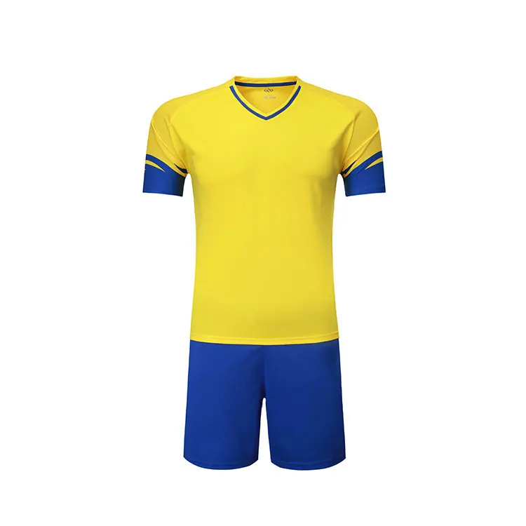 yellow and blue football jersey