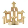 FQ brand New design 50pcs raw log kids intelligent preschool toys wooden building blocks toys
